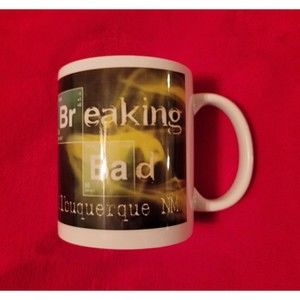 Breaking Bad Logo Coffee Tea Mug Green on White Albuquerque New Mexico